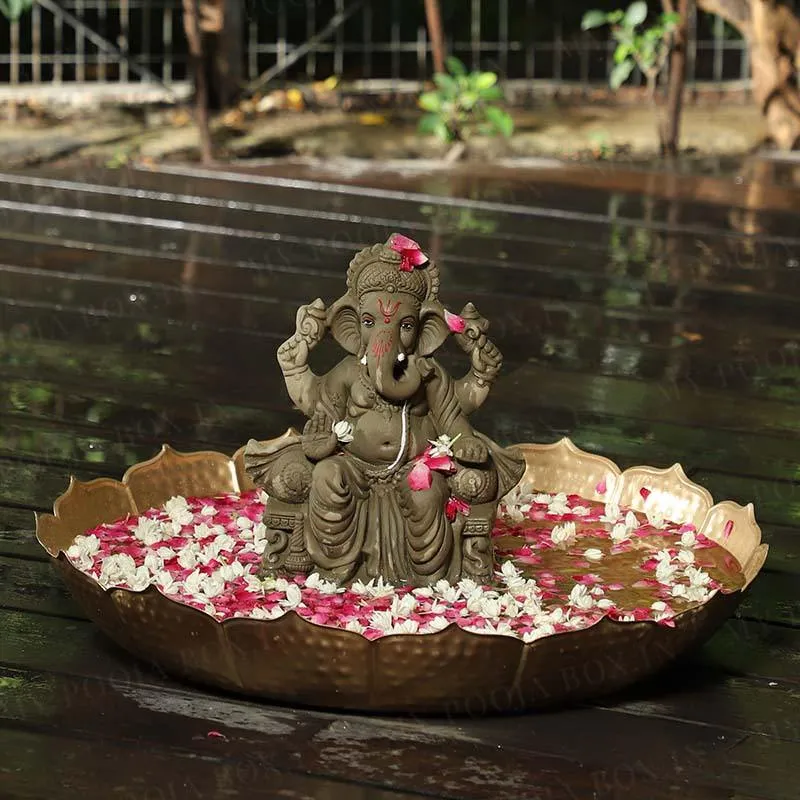 1.2FEET Lalbaugcha Raja Eco-Friendly Ganpati | Plant-A-Ganesha
