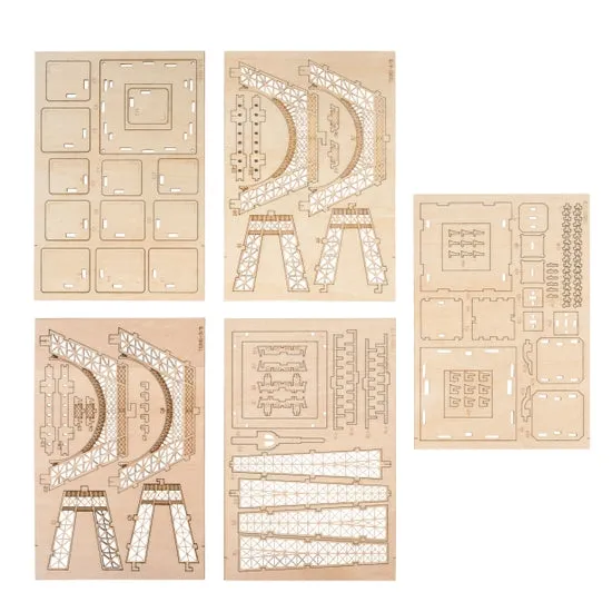3D Wooden Puzzle: Eiffel Tower