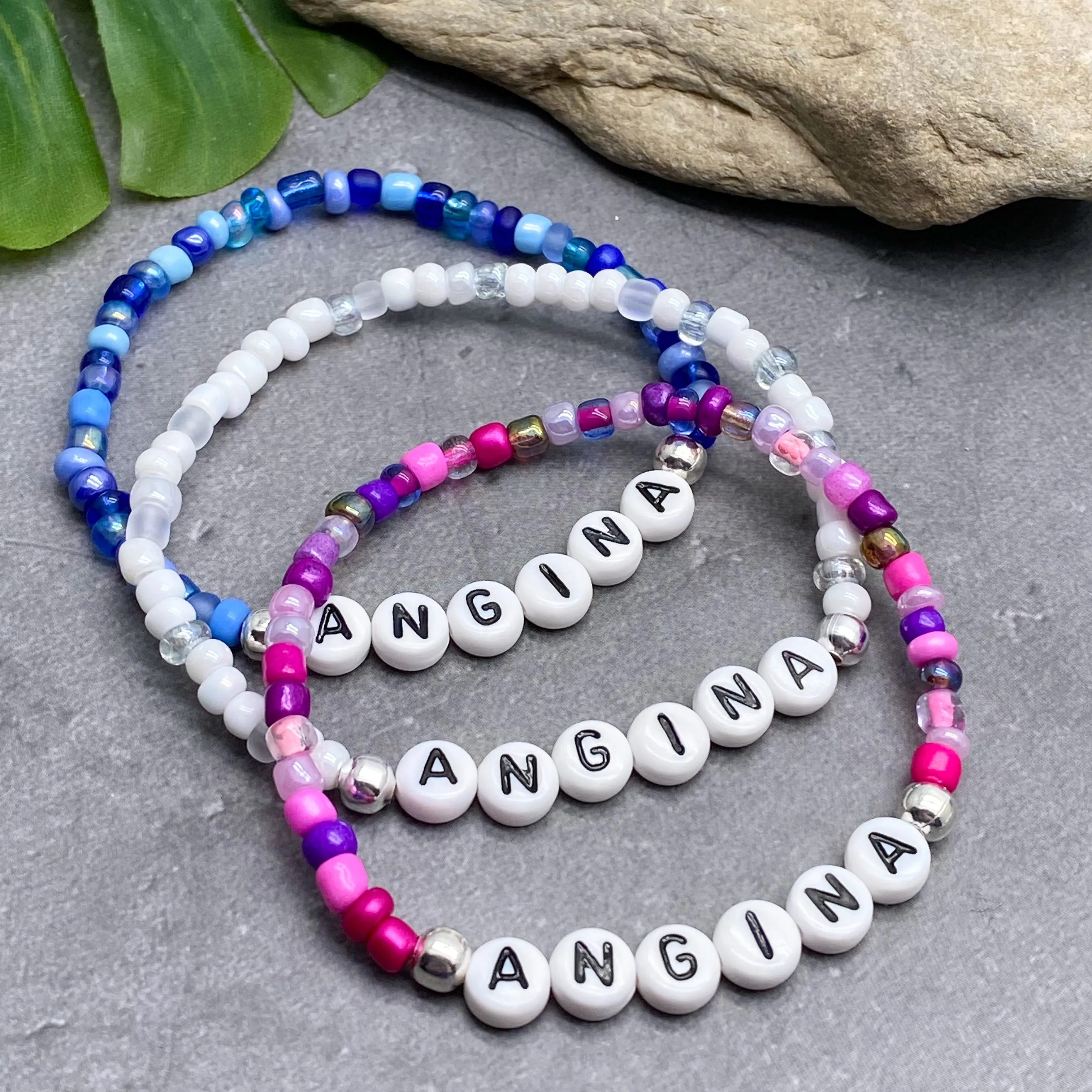 ANGINA Glass Seed Bead Bracelet