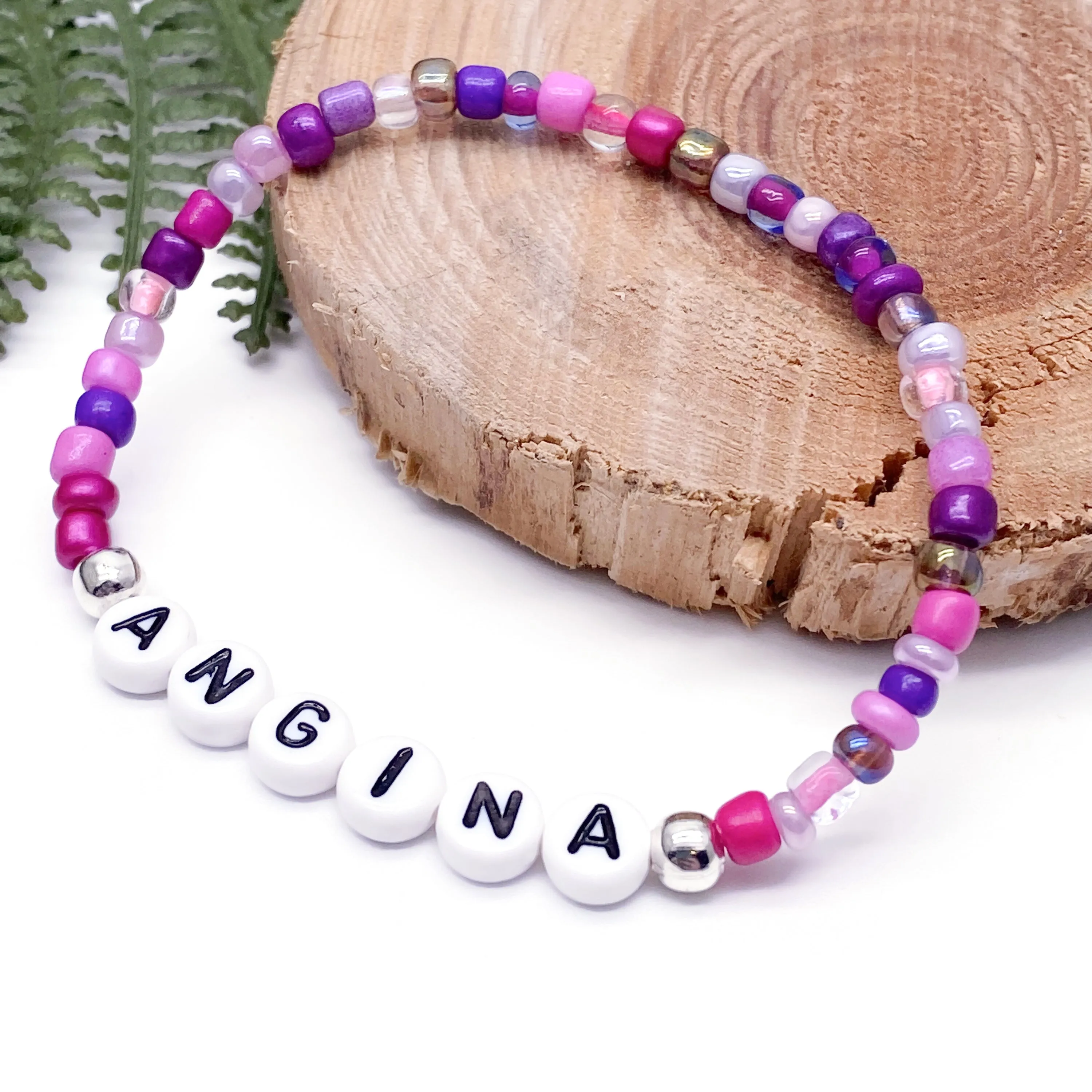 ANGINA Glass Seed Bead Bracelet