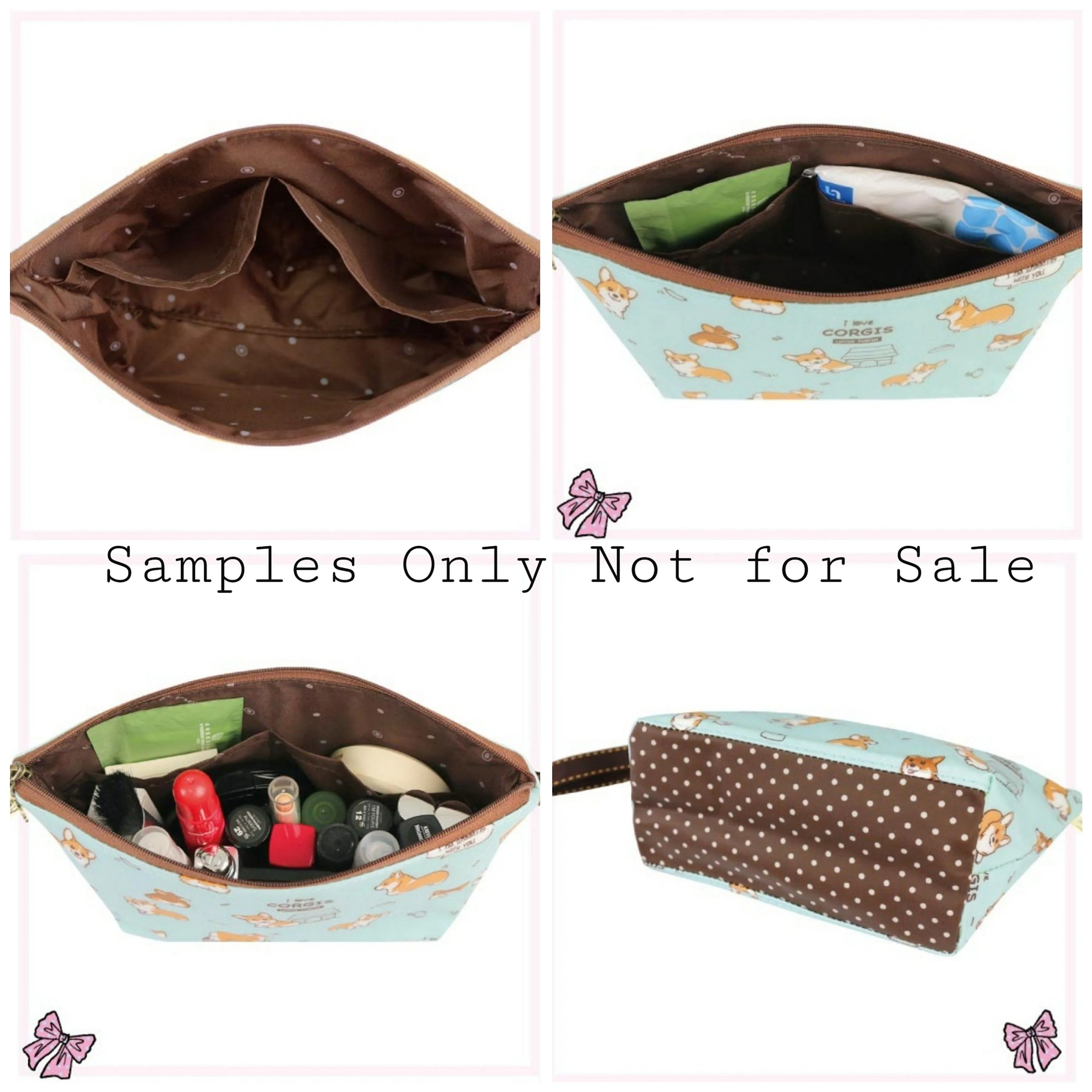 Blue London Dumpling Cosmetic Bag