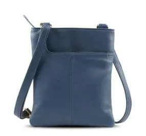 Blue Shoulder Soft Ladies Gents Cross Body Bag