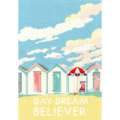 Bothy Threads ~ Vintage Beach Huts Cross Stitch Kit