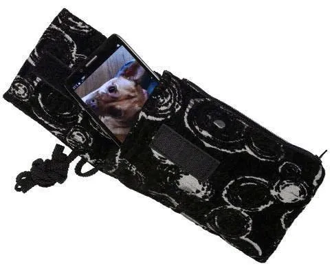 Cell Phone Purse - Crop Circles Chenille Upholstery