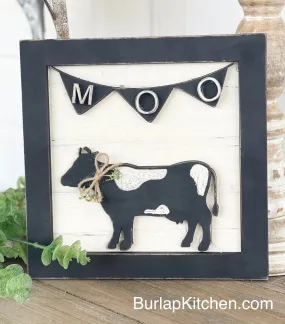 (CK) Moo Banner Cow - Craft Kit