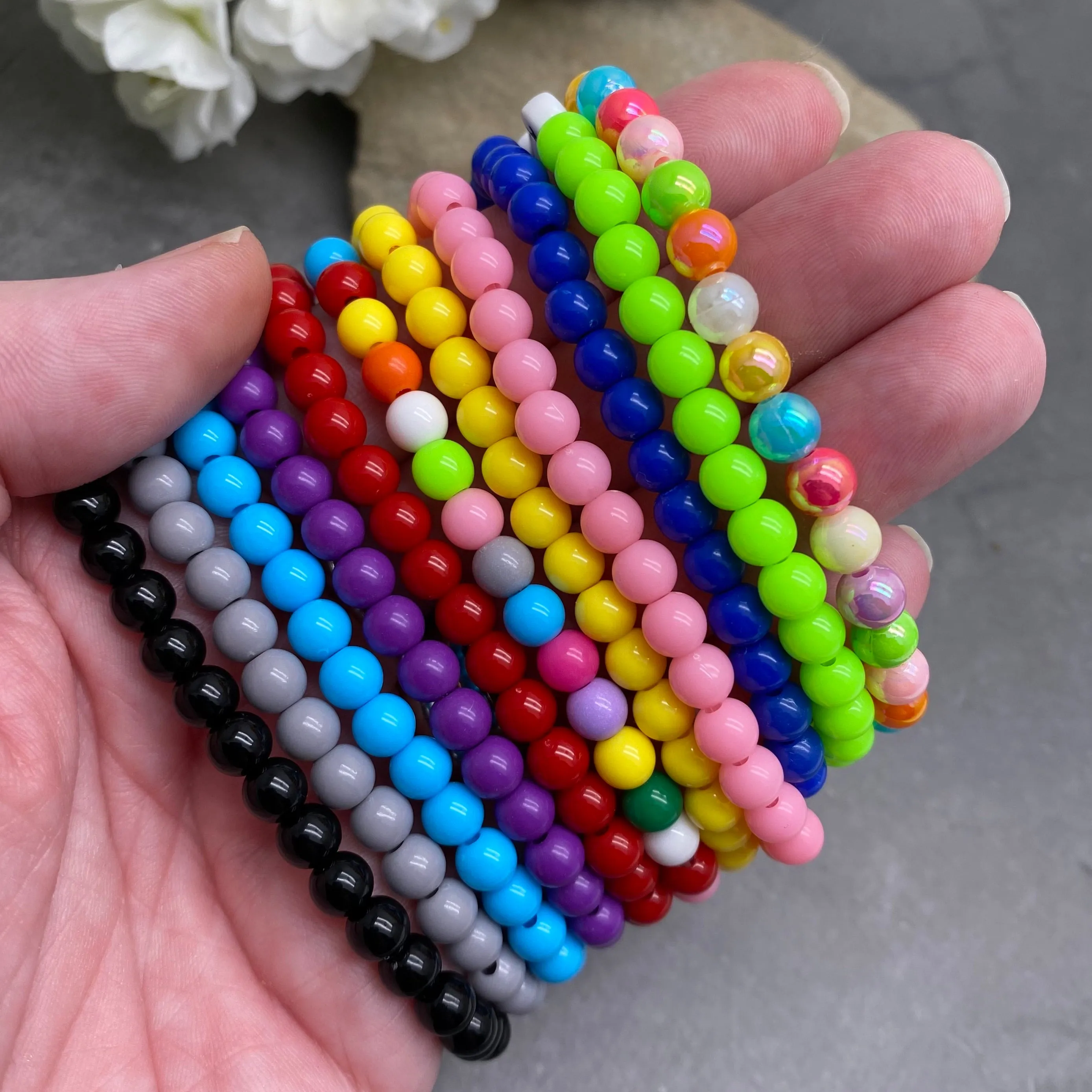 COELIAC Acrylic Letter Bead Bracelet