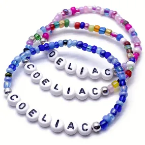 COELIAC Glass Seed Bead Bracelet