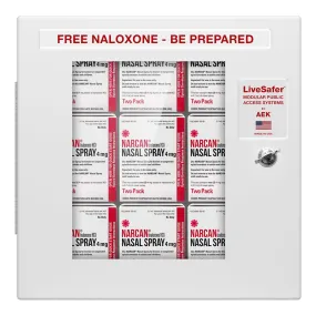 Empty Narcan Indoor Storage Cabinet- Wall Mounted