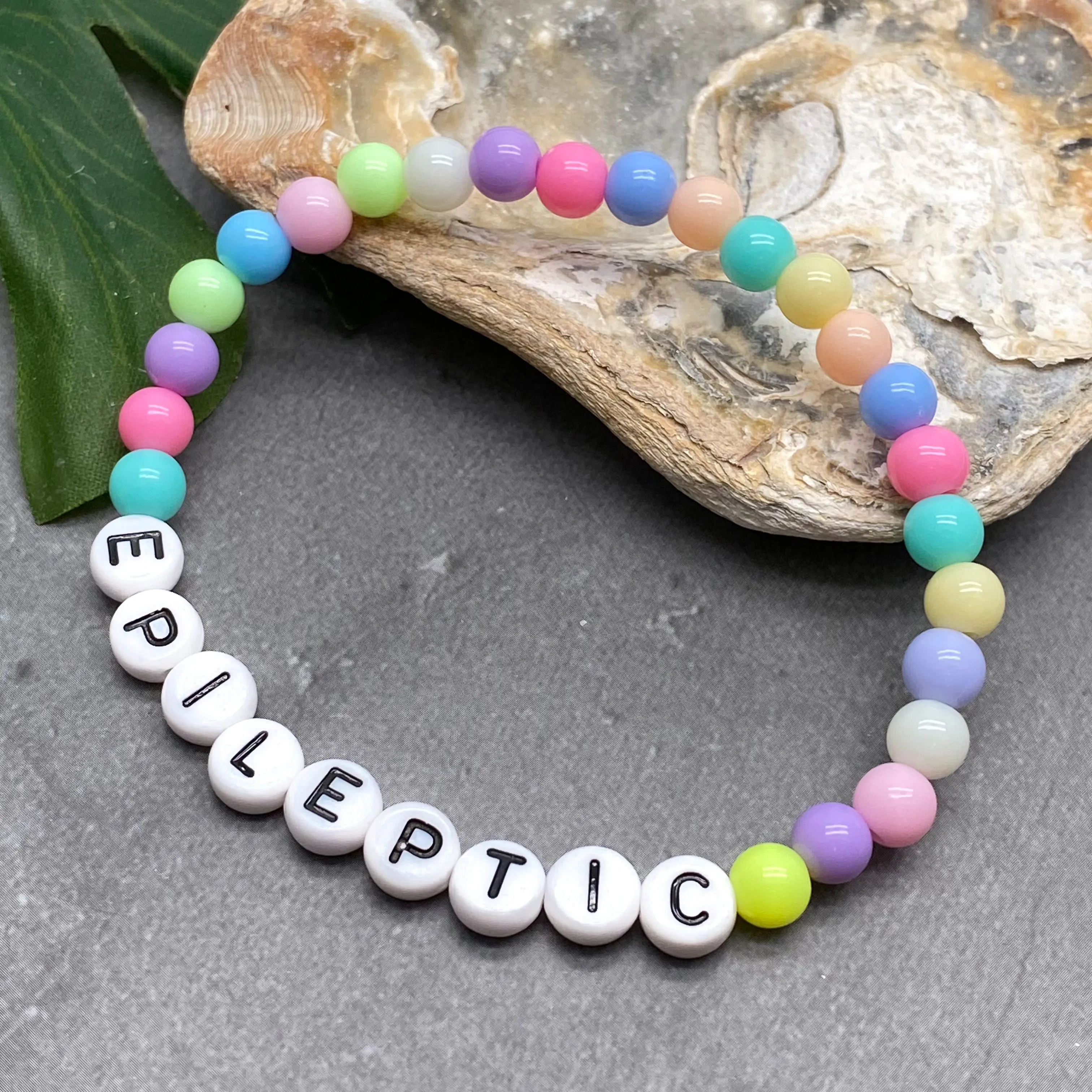 EPILEPTIC Acrylic Bead Bracelet