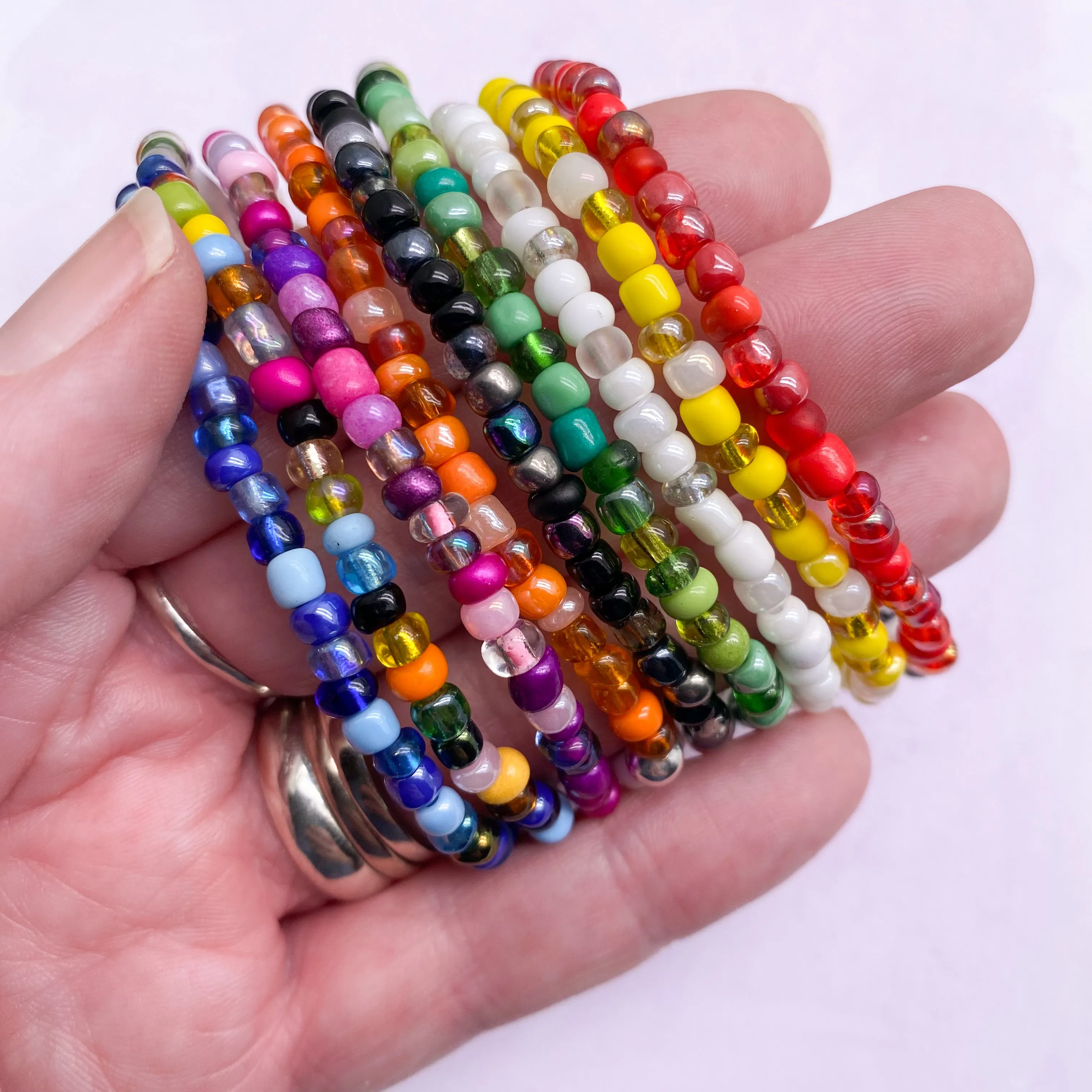 EPILEPTIC Glass Seed Bead Bracelet