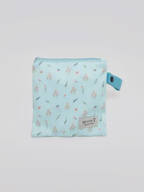 Floral Drizzles Blue Pack'N'Go Washable Pouch