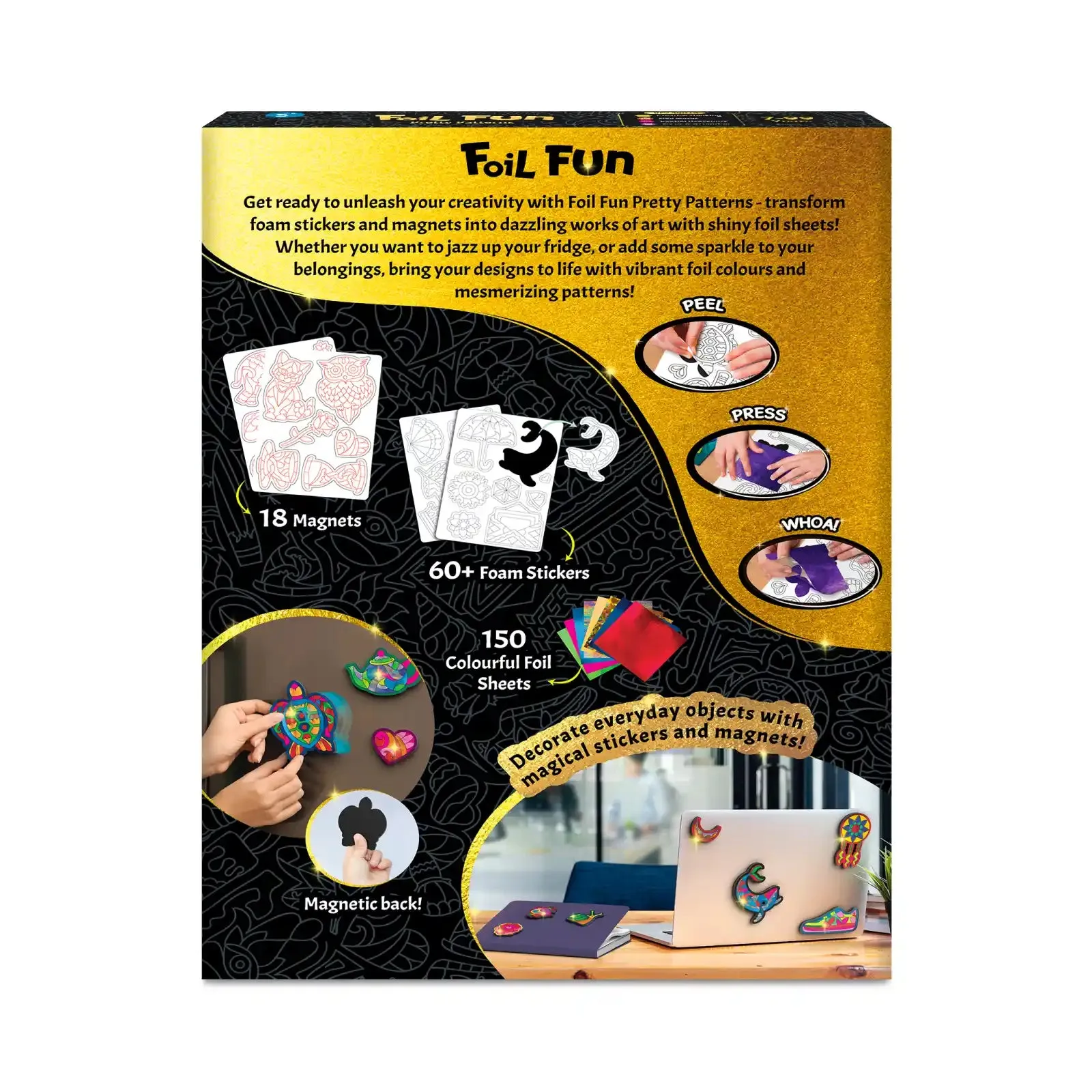 Foil Fun Pretty Patterns | No Mess Art Kit (Ages 7 )