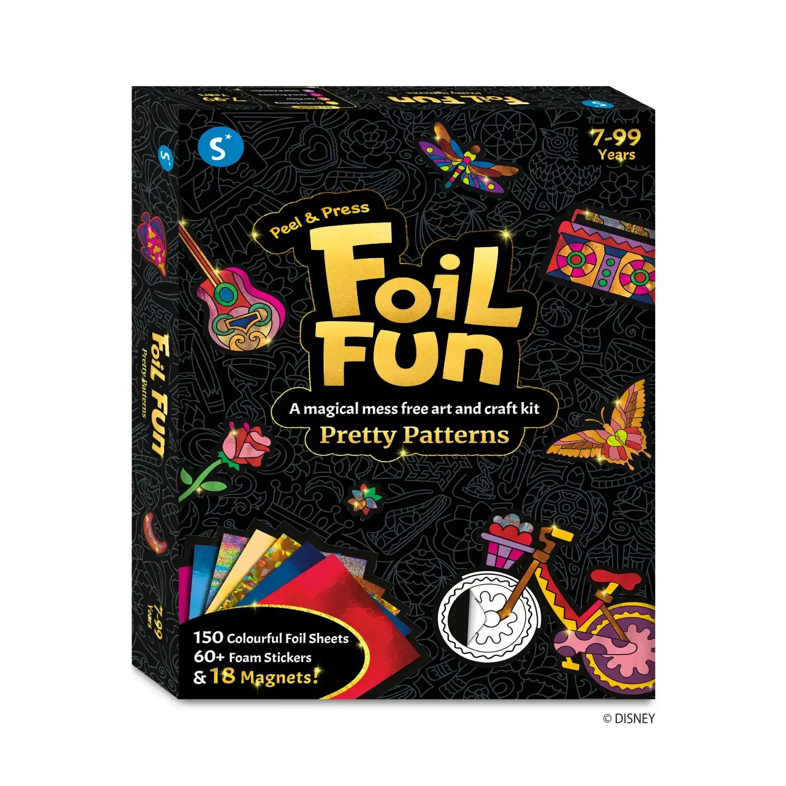 Foil Fun Pretty Patterns | No Mess Art Kit (Ages 7 )