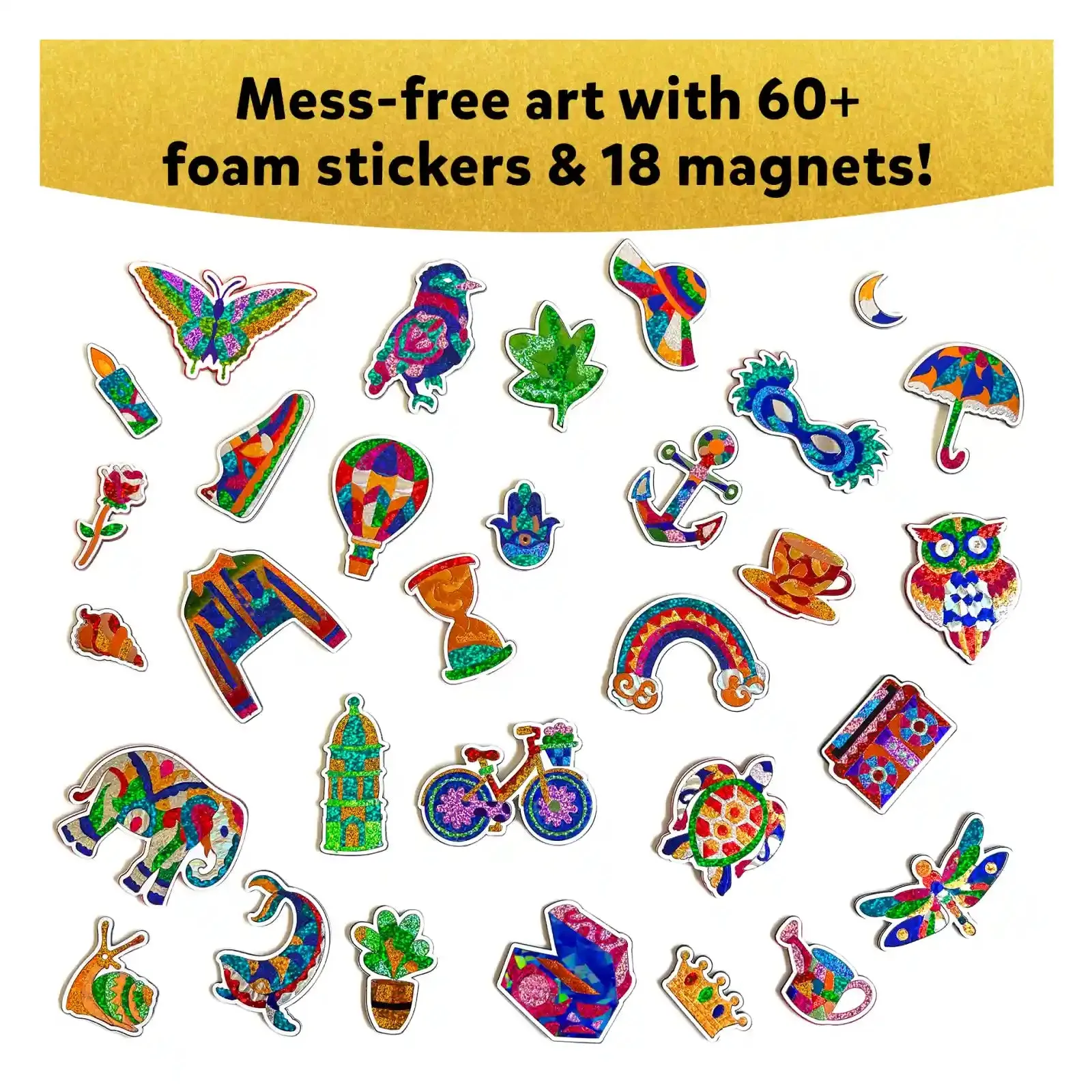 Foil Fun Pretty Patterns | No Mess Art Kit (Ages 7 )