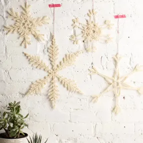 Giant Crocheted Snowflake Kit