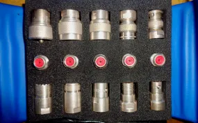 Greenpar RF Coaxial Connectors Interseries Adapter Kit In Its Case