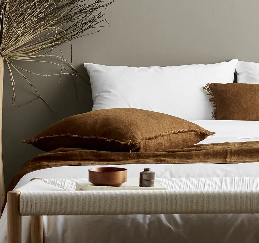 Halo Organic Cotton Quilt Cover Range White