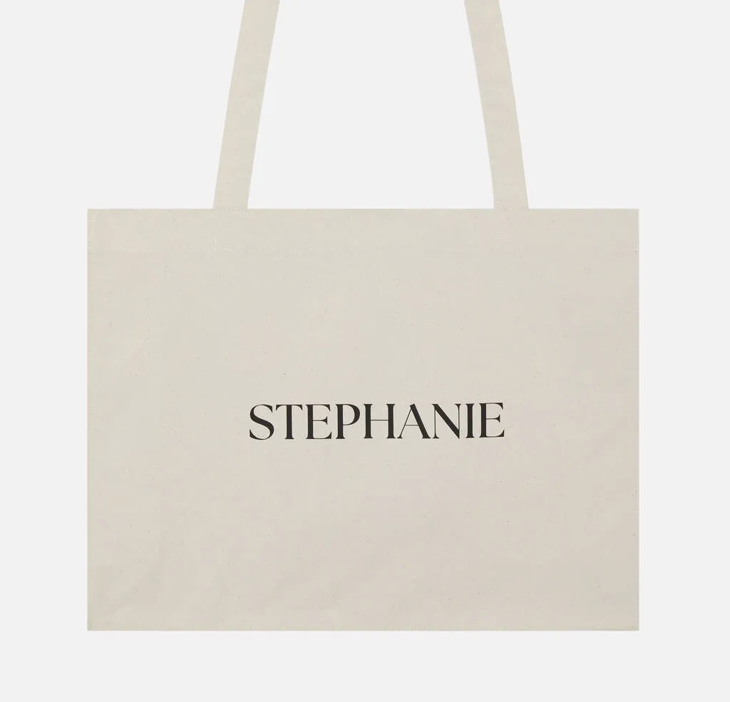 Large Personalised Tote Bag