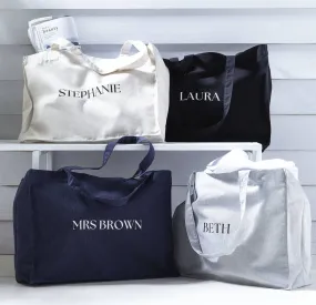 Large Personalised Tote Bag