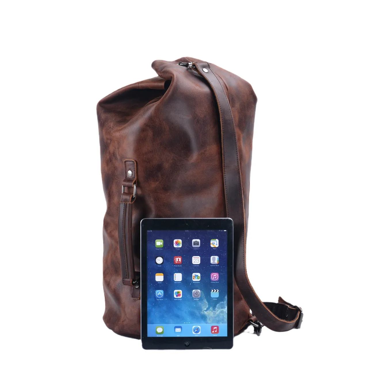 Leather Cross Body Bag for Outdoor Travel