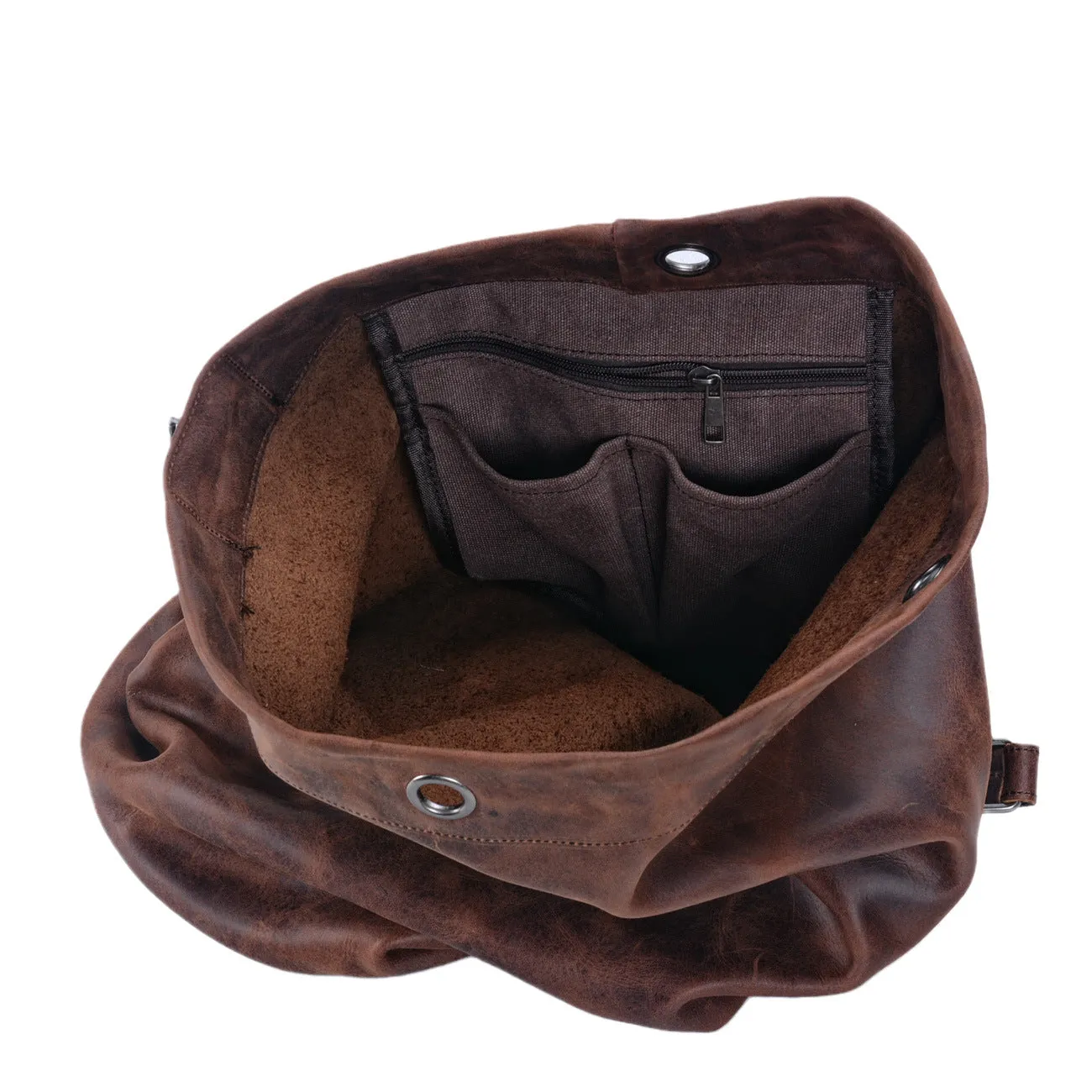Leather Cross Body Bag for Outdoor Travel