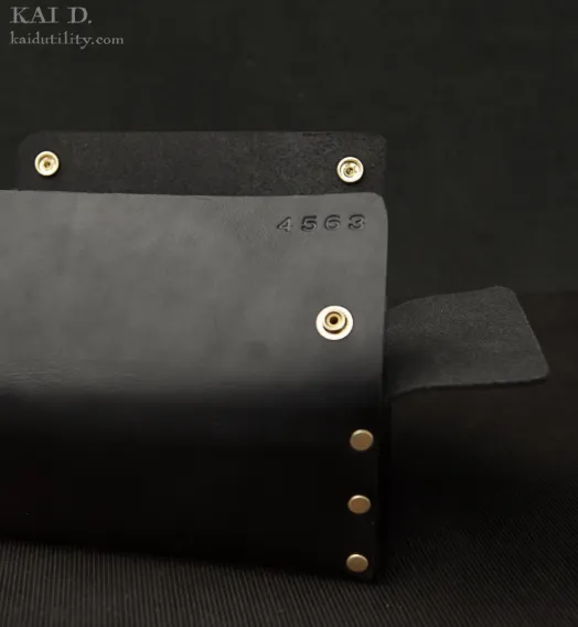 Leather Dopp Kit - Black