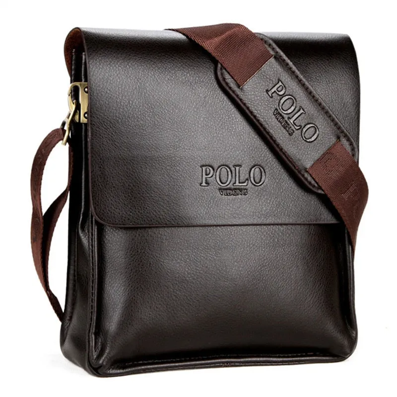 Luxury Vintage Bag for Men /Waterproof PU Leather Business Style bag for Men