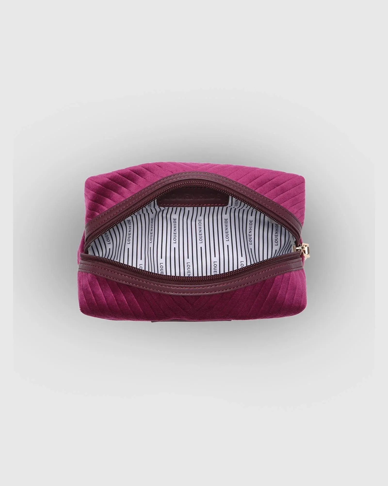 Mae Pouch Velvet Shiraz