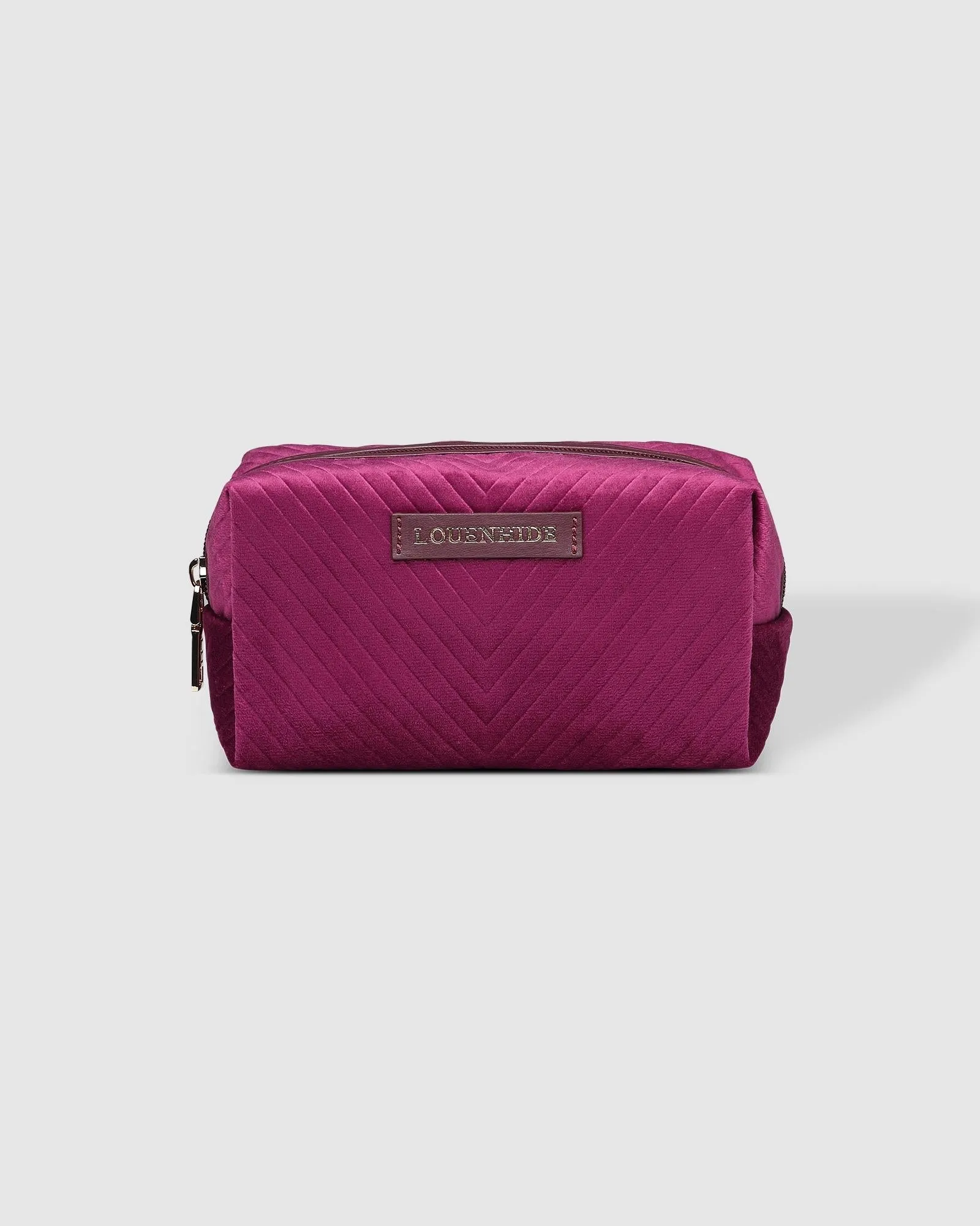 Mae Pouch Velvet Shiraz