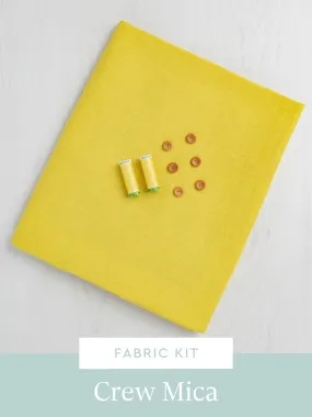Mica Dress Kit | Citron Midweight European Linen