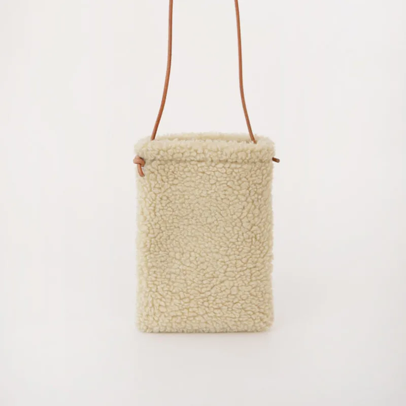 Mini Faux Fur Crossbody Phone Bag Side Bags For Women