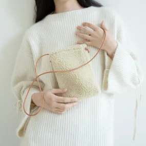 Mini Faux Fur Crossbody Phone Bag Side Bags For Women