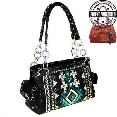 Montana West® Sequin Tribal Collection Concealed Carry Purse & Wallet