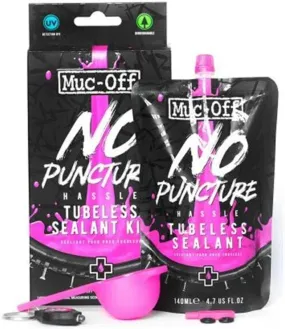 Muc Off NO PUNCTURE HASSLE TUBELESS SEALANT Bio Kit Blister - 140ml