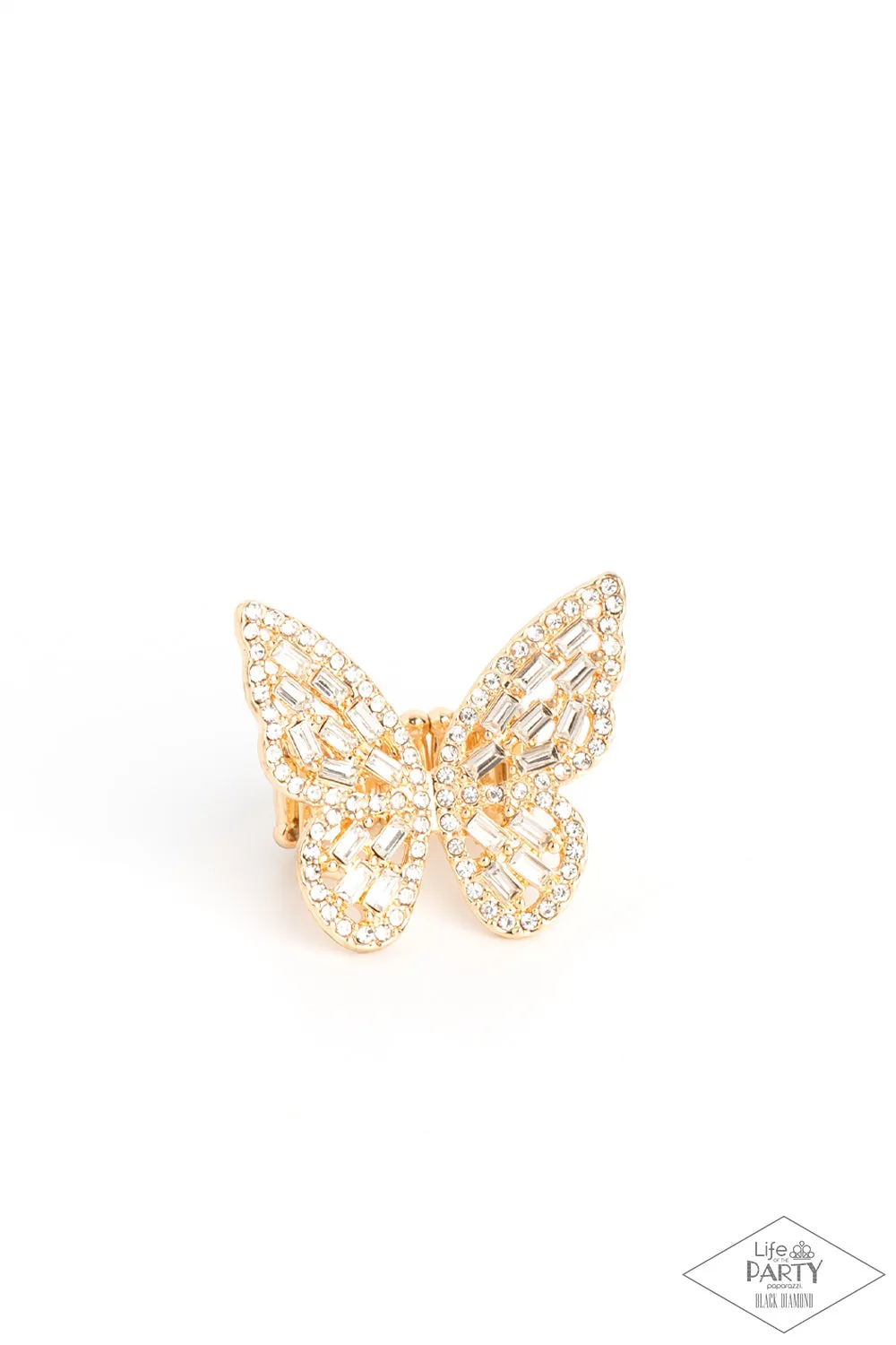 Paparazzi Flauntable Flutter Ring Gold