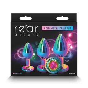 Rear Assets Rainbow Gem Anal Trainer Kit - Multi Color