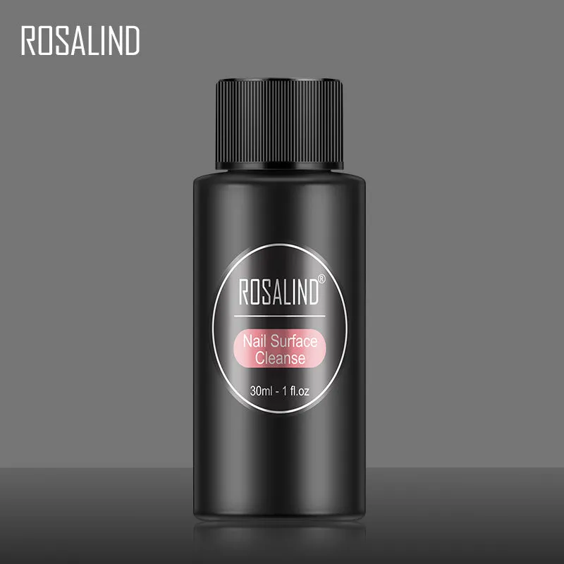 ROSALIND Nail Surface Cleanser Gel Nail Polish Remover Liquid Cleanser Nail Art Remover Tool
