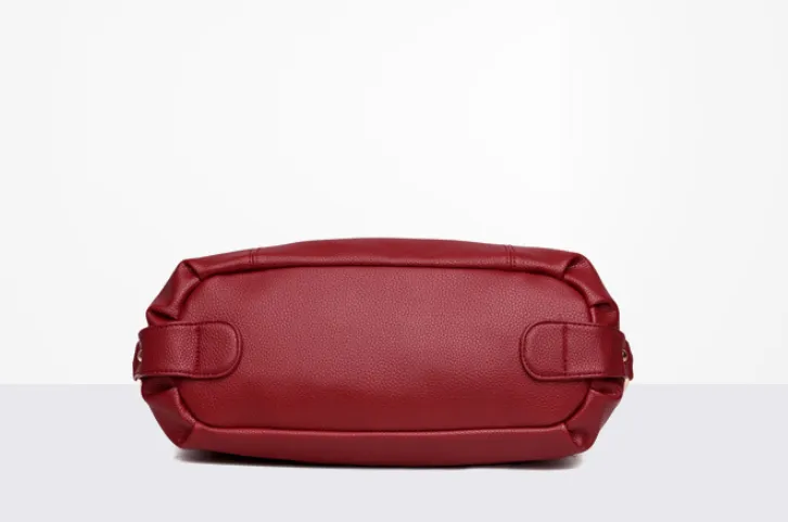 Soft and cute Leather tassel shoulder bag