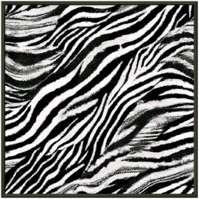 Vampire Art Grunge Zebra Premium Matte Paper Metal Framed Poster