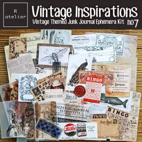 Vintage Inspirations Scrapbooking Paper Ephemera Kit (7)