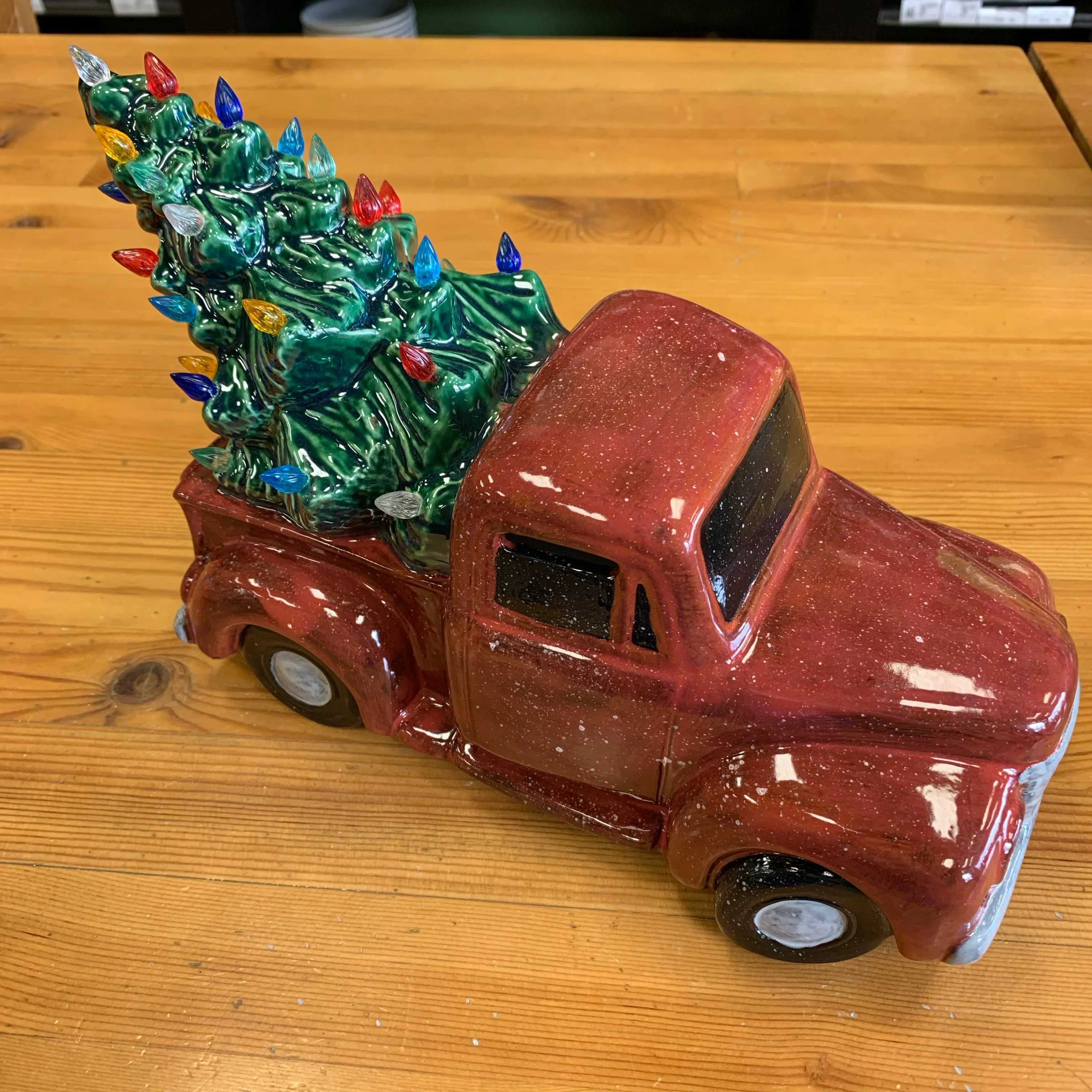 Vintage Truck with Tree with Light Kit