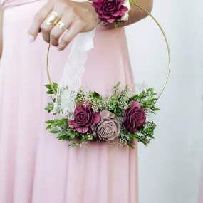 Vintage Vineyard Hoop Bouquet