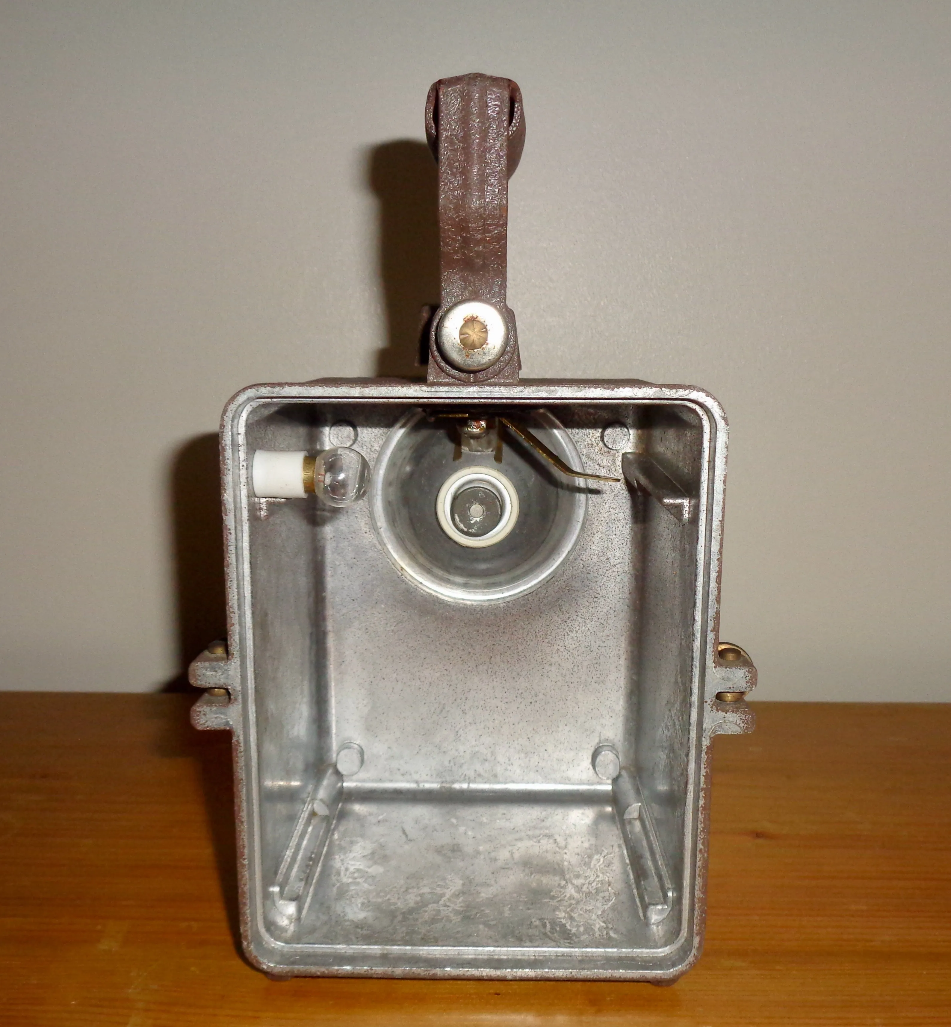 Vintage Wonder Agral SNCF French Railway Signalling Industrial Lantern
