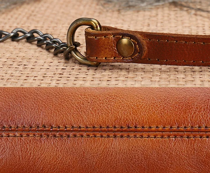 Womens Barrel Purse Genuine Leather Crossbody Bags For Women