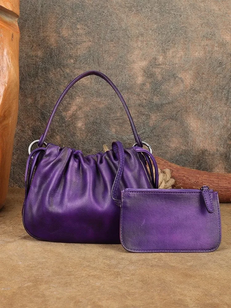 Womens Small Brown Crossbody Purse Women Leather Handbag