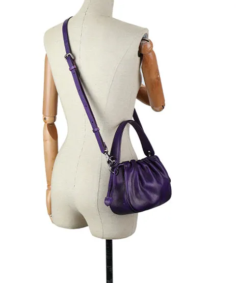 Womens Small Brown Crossbody Purse Women Leather Handbag