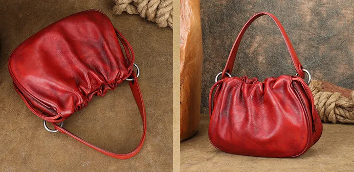 Womens Small Brown Crossbody Purse Women Leather Handbag