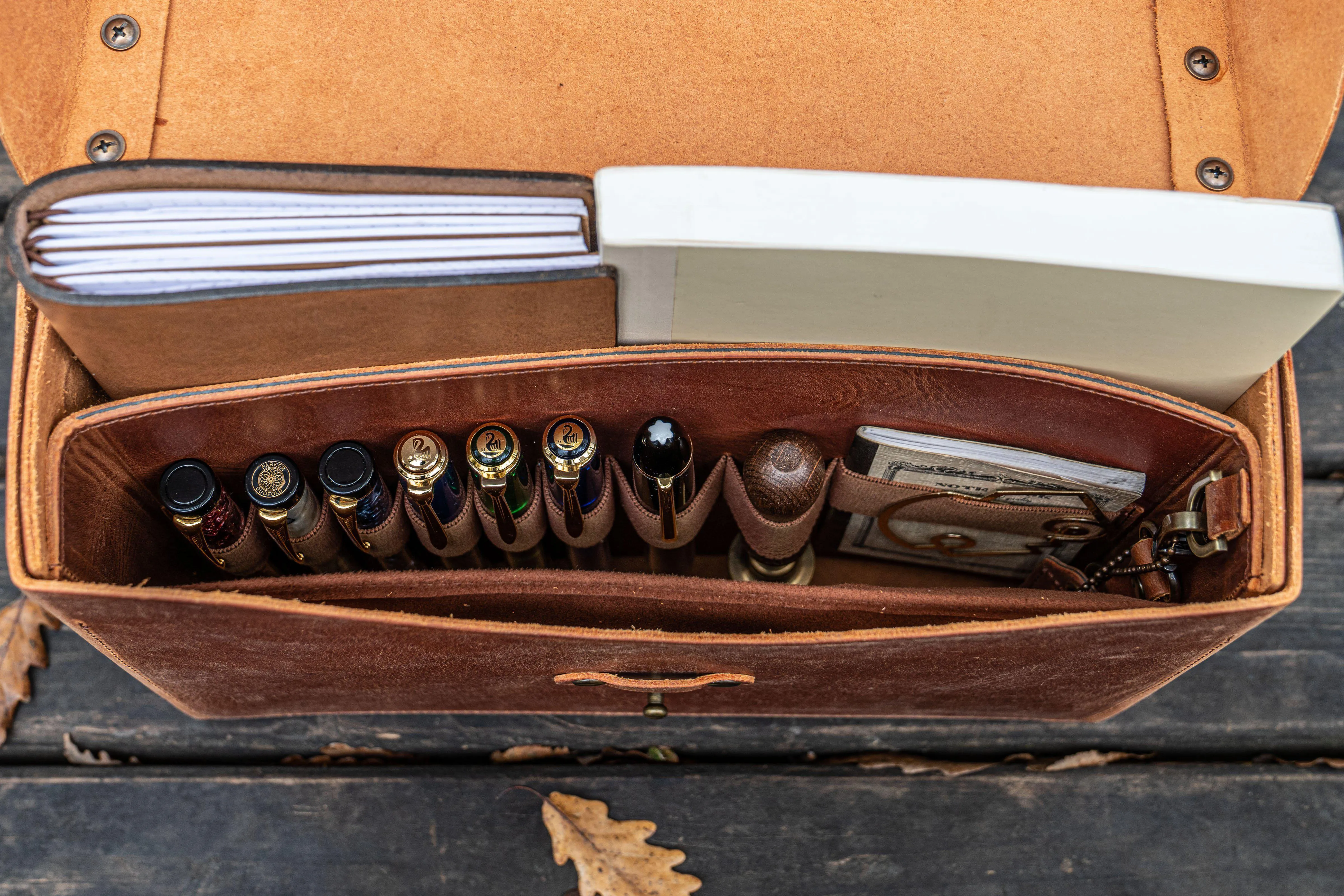 Writer's Medic Bag - Crazy Horse Tan