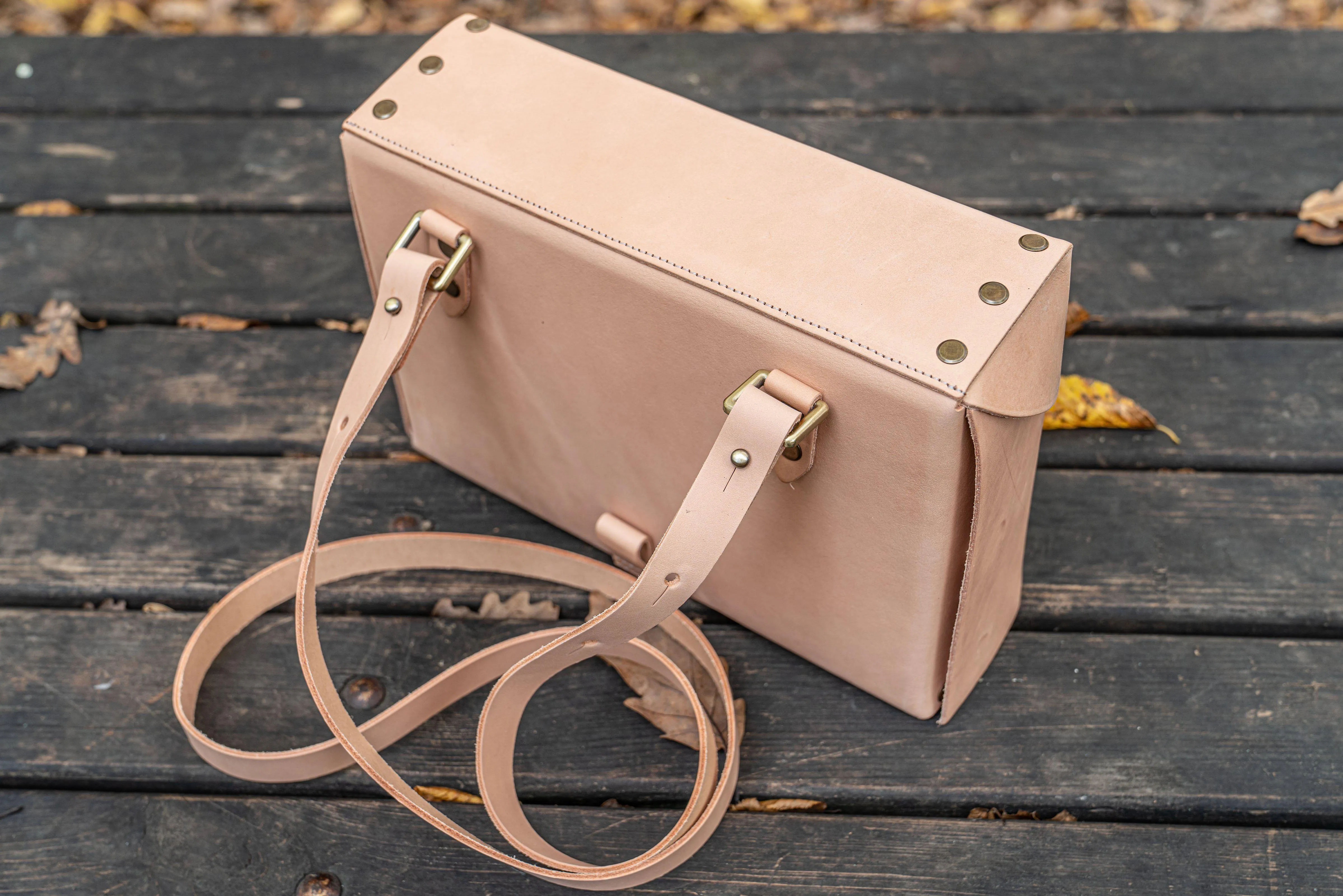Writer's Medic Bag - Undyed Leather