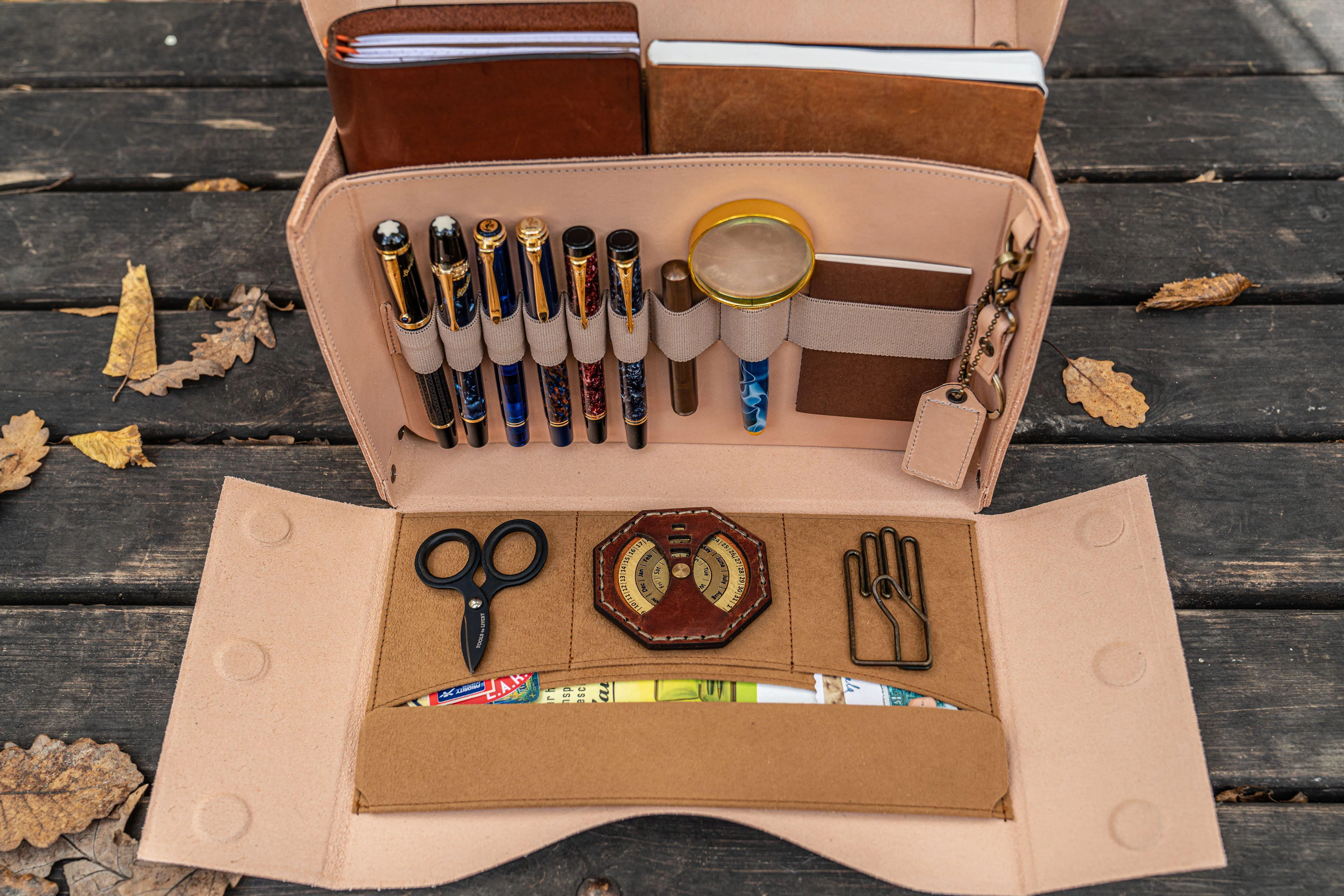 Writer's Medic Bag - Undyed Leather